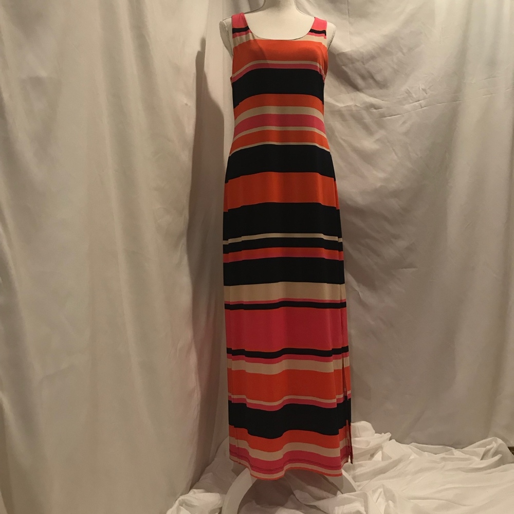 🔥SALE 🔥Jessica Howard striped maxi dress size M